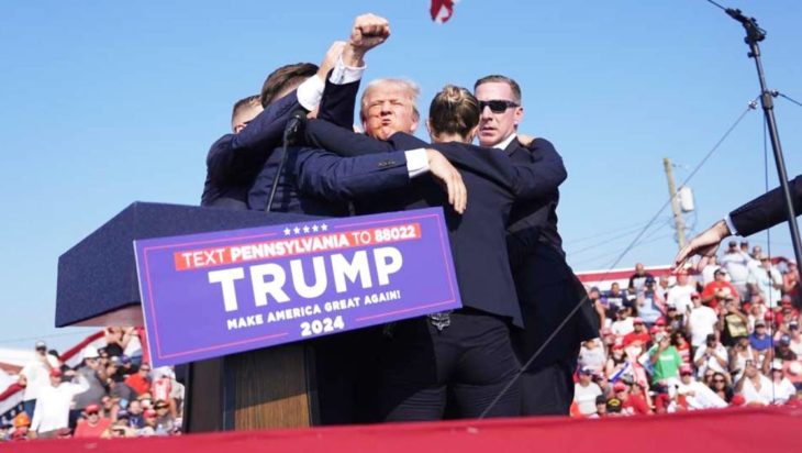 โดนัลด์ ทรัมป์ ถูงยิงขณะหาเสียง มีอาการบาดเจ็บเล็กน้อย มือปืนโดนวิสามัญแล้ว