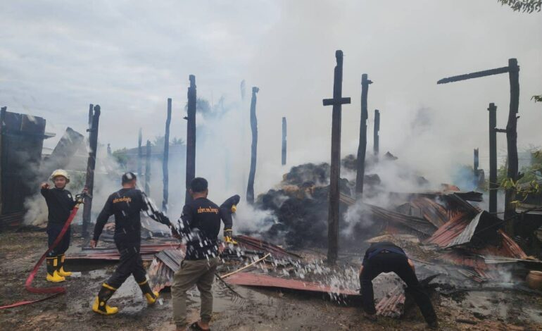 เลว! “กัมพูชา” ยิงระเบิดใส่เขตพลเรือนฝั่งไทย ยุ้งข้าวพังยับ