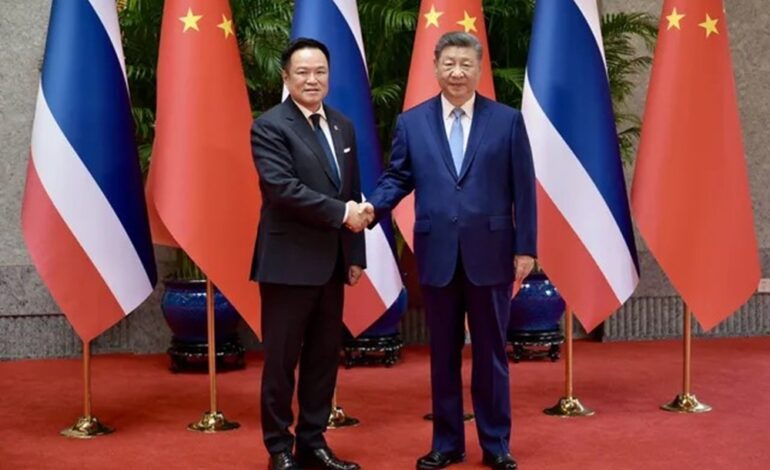 “อนุทิน” หารือ “สี จิ้นผิง” เปิดดีล “ไทย–จีน” ดัน AI ดึงลงทุนอุตสาหกรรมแห่งอนาคต ยกระดับความมั่นคง