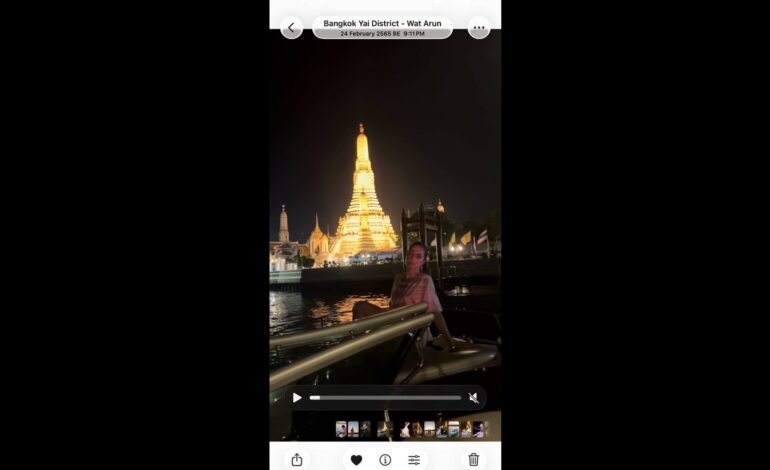 “ปานเทพ” แจงชัดปมภาพ “ขวัญ อุษามณี” ยืนยันถ่ายคืน 24 ก.พ. 65 ก่อนถึงวัดอรุณฯ