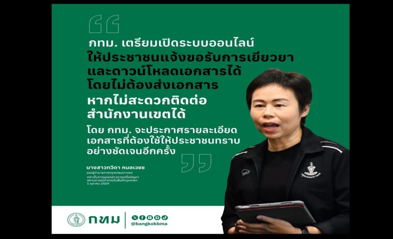 ปักหมุดรอ! “กทม.” เปิดยื่นเยียวยาน้ำท่วมออนไลน์ 2 ต.ค.นี้ เพิ่มค่าซ่อมบ้านสูงสุด 88,600 บาท